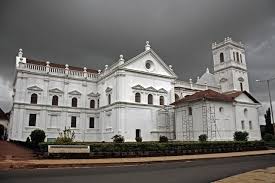 Famous church in Old Goa.