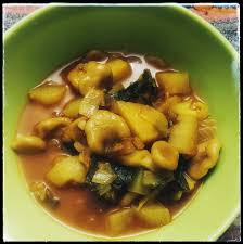 Traditional Ladakhi skyu stew in a bowl