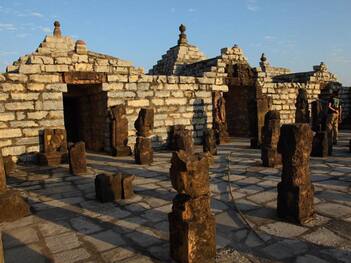 Ancient Surang Tila Temple with intricate stone carvings and spiritual ambiance