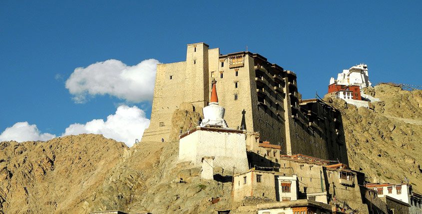 Tsemo Fort Victory Tower in Leh