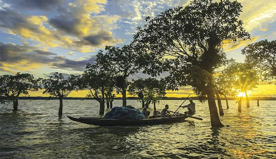 One of the largest wetland of Assam nearby Silchar