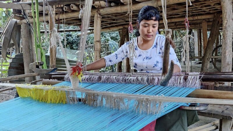 Assamese handwoven materials are very much comfortable to wear.