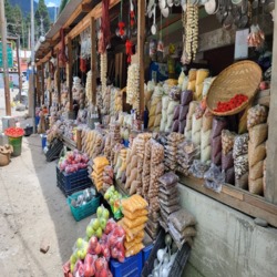 The markets in Bomdila is very famous and we can find all items