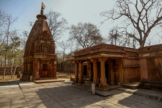 The intricately carved Dashavatara Temple, a classic example of Gupta architecture in Deogarh.