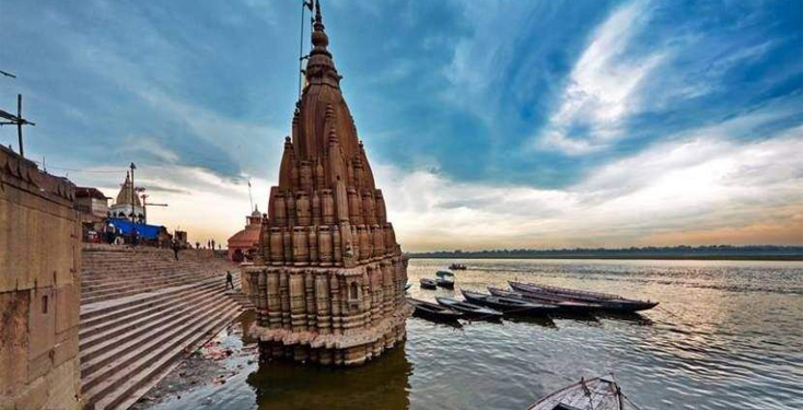 Scindia Ghat Varanasi India’s Famous Submerged Temple Ghat
