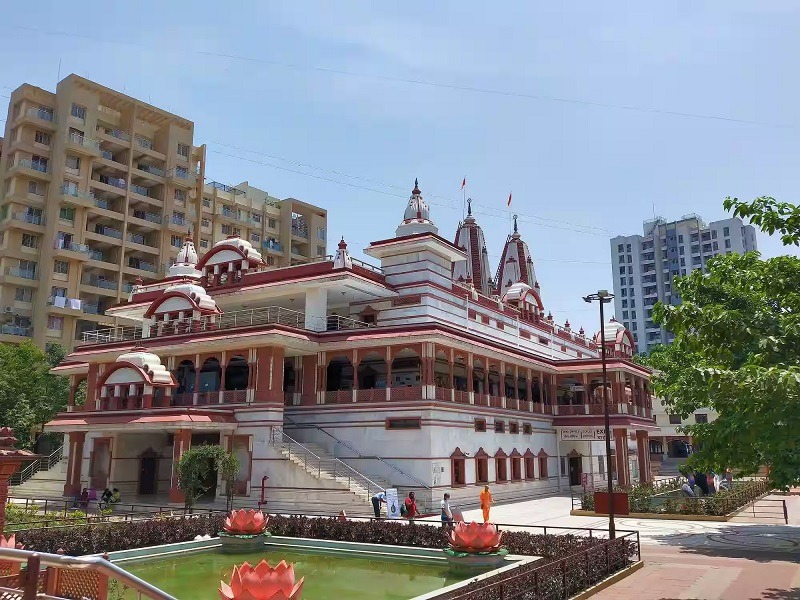 The serene and devotional ISKCON Temple in Pune.