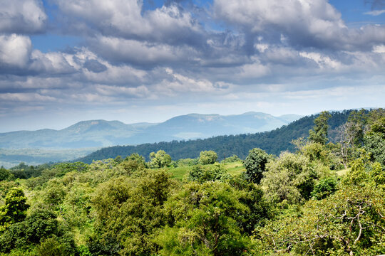 The tranquil hill station of Chikhaldara, known for its wildlife and waterfalls.
