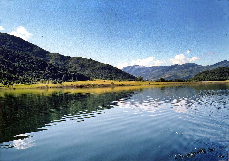 This is a hill surrounded by lush greenery in Champhai