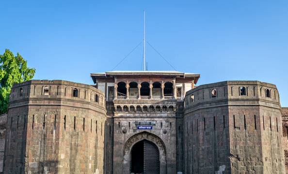 The historic fortification of Shaniwar Wada, the seat of the Peshwa rulers in Pune.