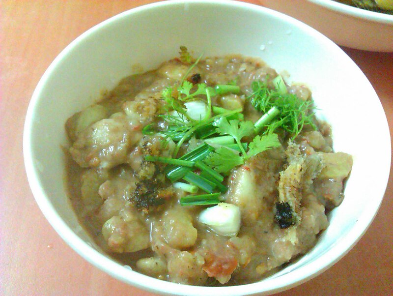 This is mixed vegetable with fermented fish