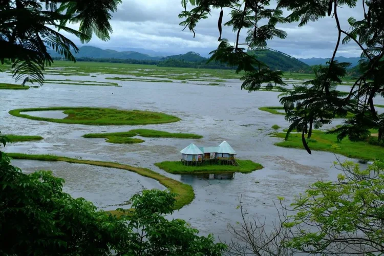 This is a beautiful island near Bishnupur