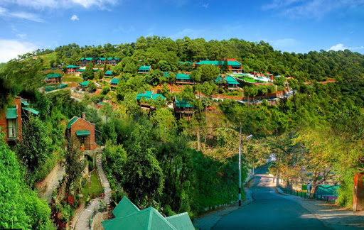 The cozy and scenic premises of Baikunth Resorts.