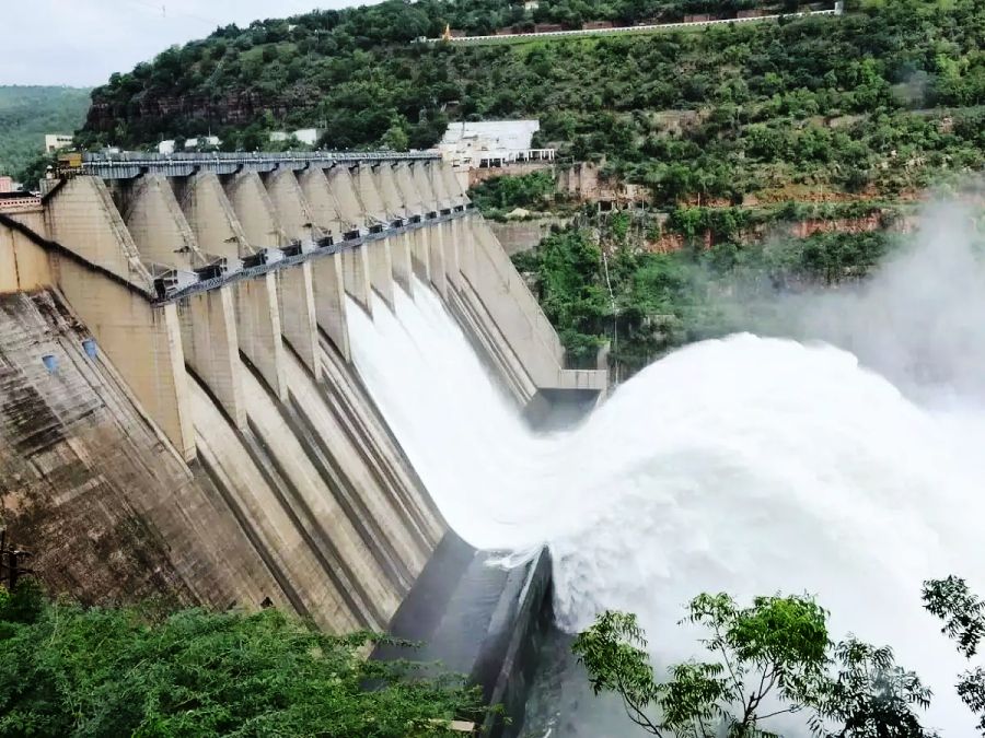 The massive Bhakra Nangal Dam, an engineering marvel near Kasauli.