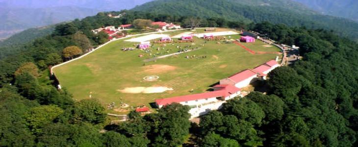 The world's highest cricket ground and Chail Palace set amidst forests.