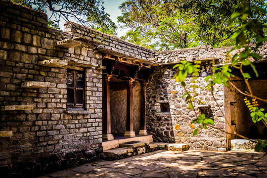 Traditional South Indian house at the DakshinaChitra Heritage Museum.