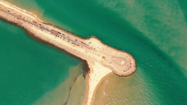 The abandoned ruins and merging seas at Dhanushkodi, a hauntingly beautiful place to visit in Rameshwaram.