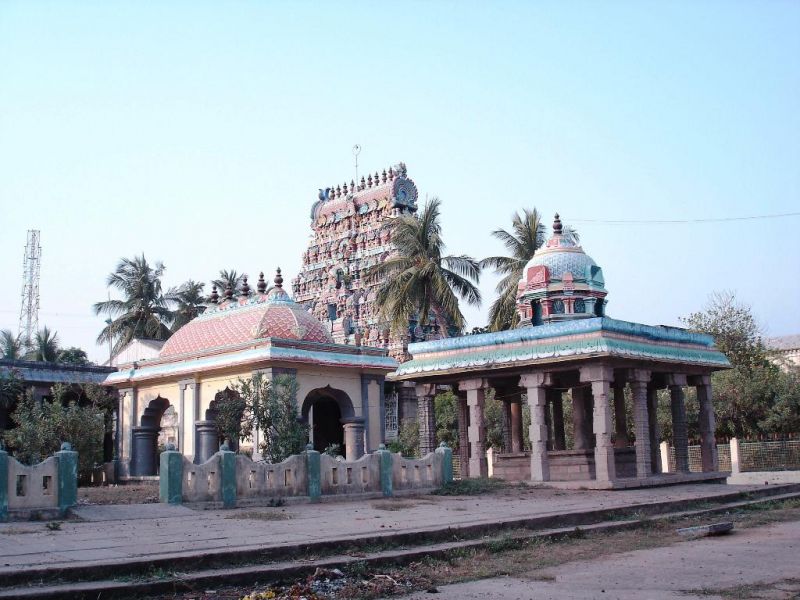 Eachanari Vinayagar Temple, famous for its large Ganesha idol in Coimbatore.