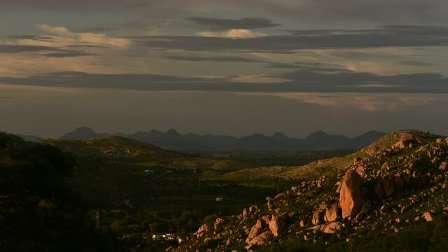 Scenic view of the hill station Horsley Hills.