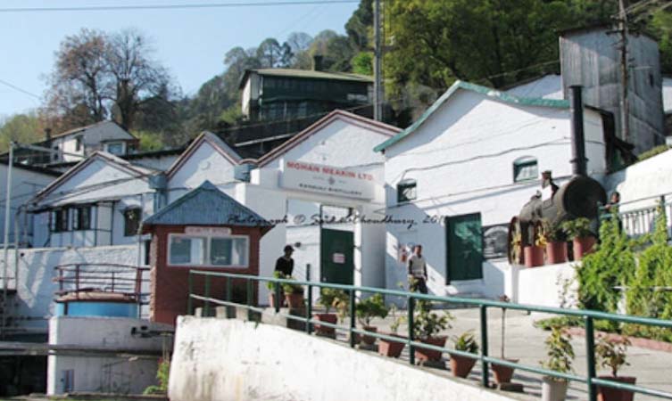The iconic tower of Kasauli Brewery, one of Asia's oldest distilleries.