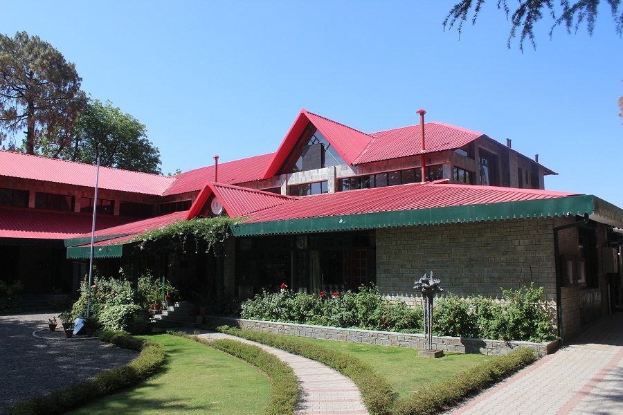 The historic colonial-era building of the Kasauli Club.