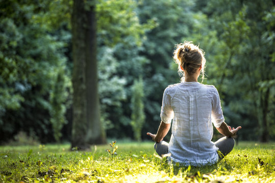 Kasauli a person meditating peacefully amidst the natural beauty of Kasauli.