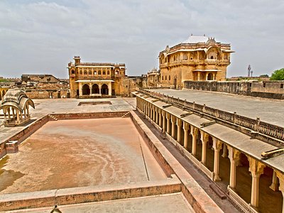 Traditional handicrafts and local culture in the town of Nokha.