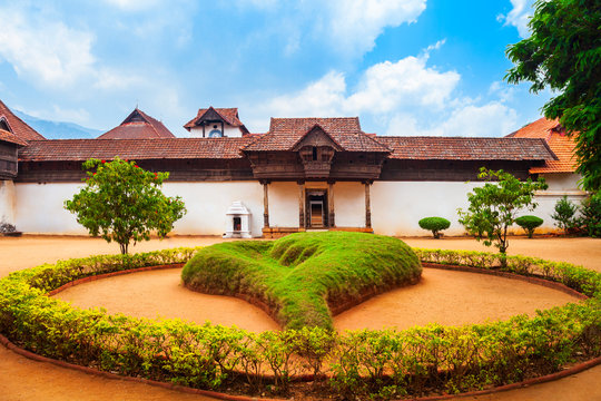 Historic Padmanabhapuram Palace Kanyakumari, showcasing traditional Kerala architecture.