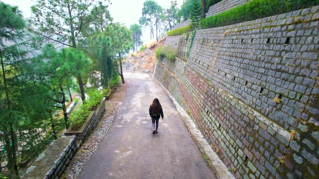 The scenic view of Shimla, a major hill station near Kasauli.