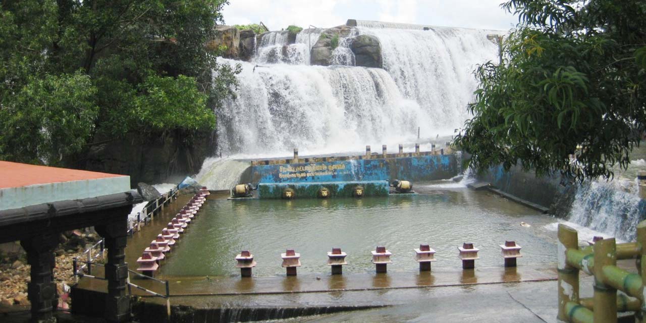 Thirparappu Waterfalls, a scenic cascading waterfall and natural place to visit near Kanyakumari.