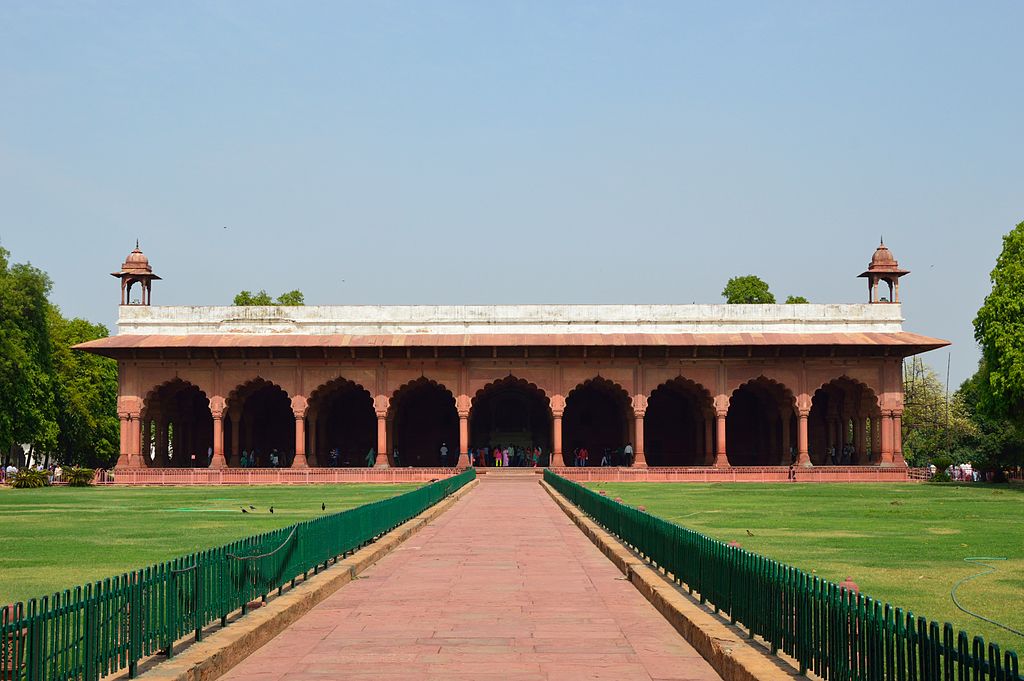 This was a open space for public audience in Fatehpur Sikri