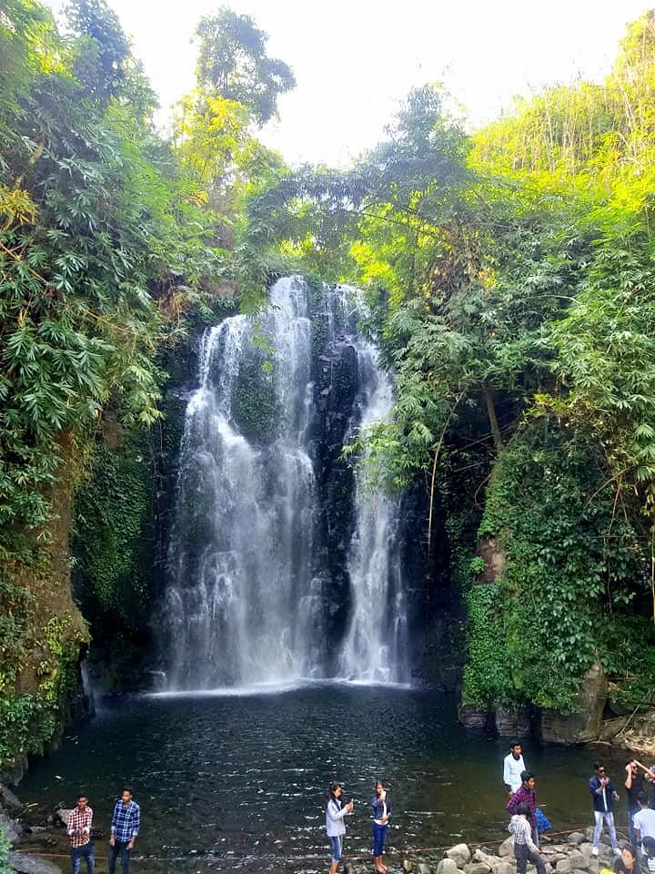 A beautiful and attractive waterfall in Northeast India.