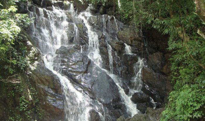 A beautiful and attractive waterfall in Northeast India.