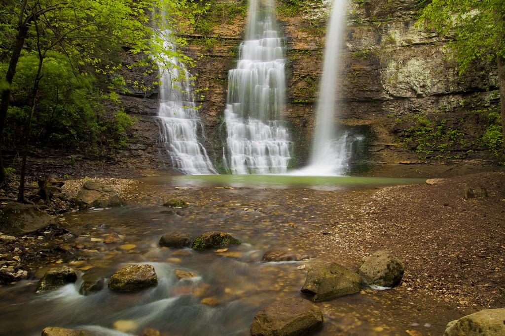 A beautiful and attractive waterfall in Northeast India.