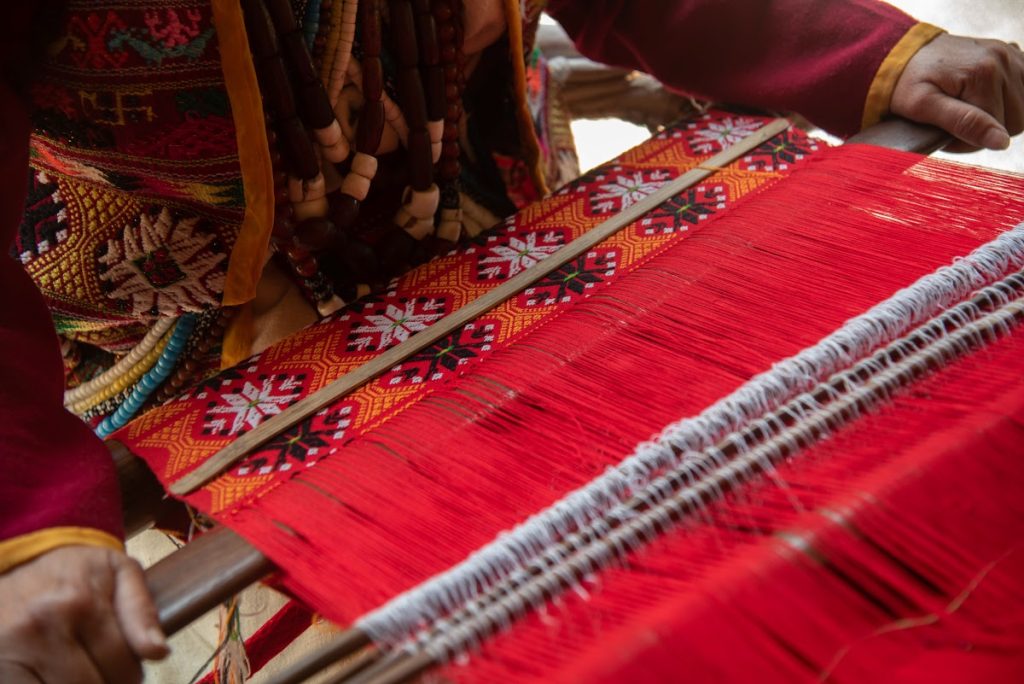 The handwoven textile is a common wear clothes in Itanagar