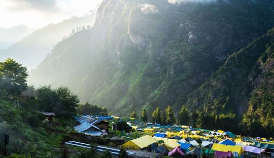 Mountain like structure in Kasol