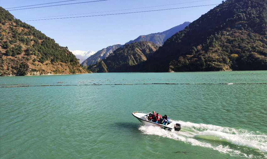 You can enjoy boat ride & view around