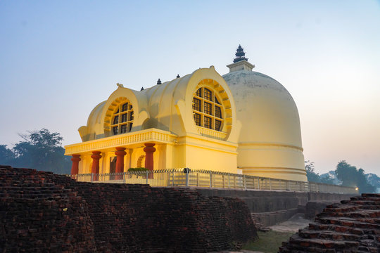 The sacred Buddhist town of Kushinagar where Lord Buddha attained Mahaparinirvana.