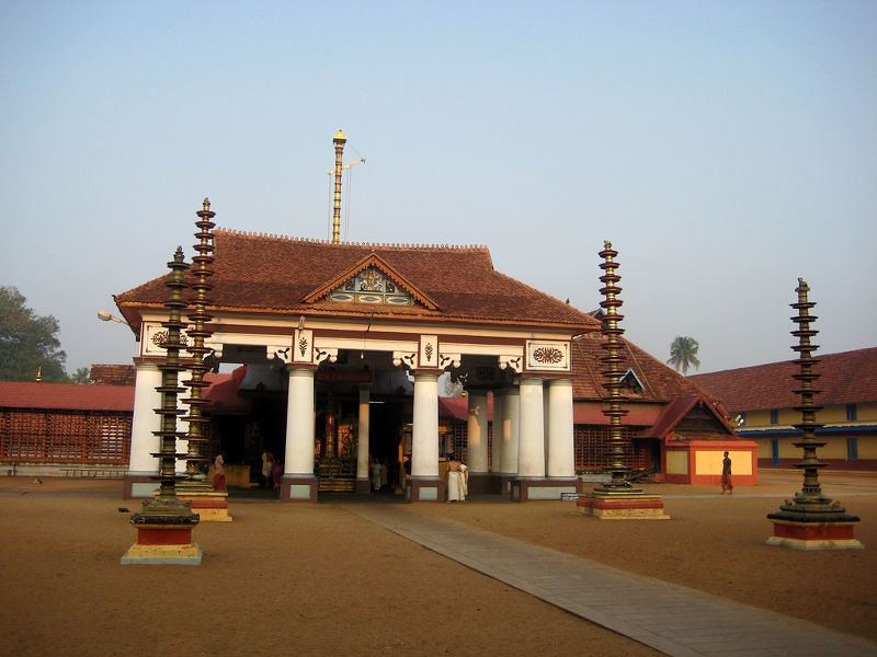 The architectural facade of Sri Ayyappan Temple, a prominent devotional place to visit in Coimbatore.