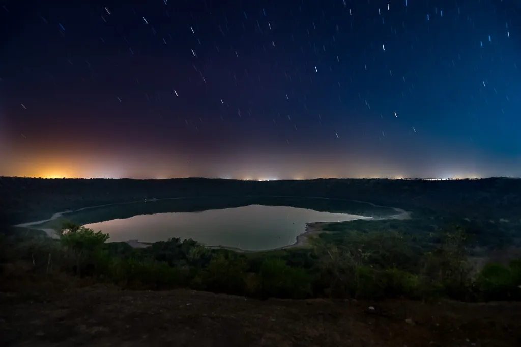 The mesmerizing night sky during stargazing in the Great Rann of Kutch.