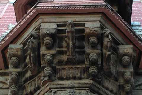 Palm-leaf manuscripts displayed at the Tamil University Museum, a scholarly place to visit in Vellore.