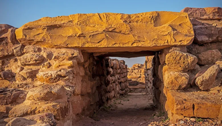The vast ceremonial grounds at the Dholavira archaeological site.