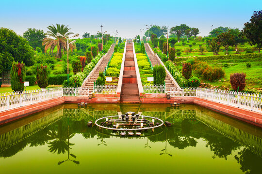 Bagh-e-Bahu Gardens, the terraced gardens surrounding Bahu Fort, a beautiful place to visit in Jammu.