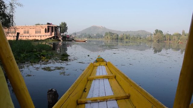 A peaceful boating scene on Tagore Lake in Roorkee.