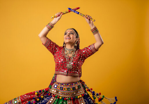Dandiya Raas Music, the energetic traditional music played during Navratri in Rajkot.