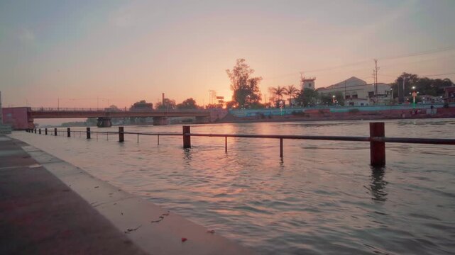 Institute of Technology (IIT), Ganga Bridge in Roorkee.
