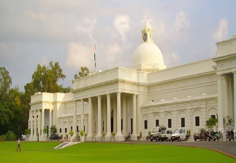 The iconic main building of IIT Roorkee campus.