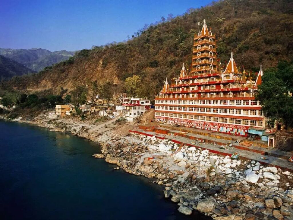 Neelkanth Mahadev Temple, a significant Shiva temple in the hills above Rishikesh.