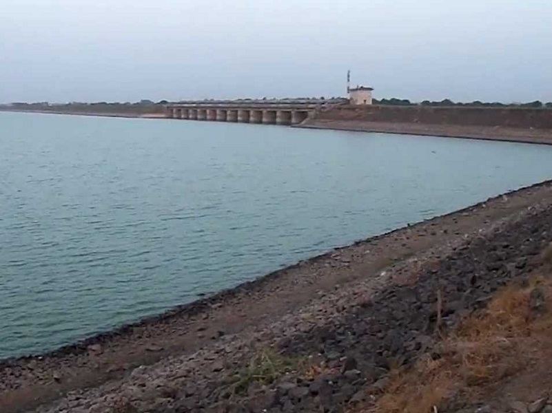 Nyari Dam, a scenic reservoir and popular picnic place to visit in Rajkot.