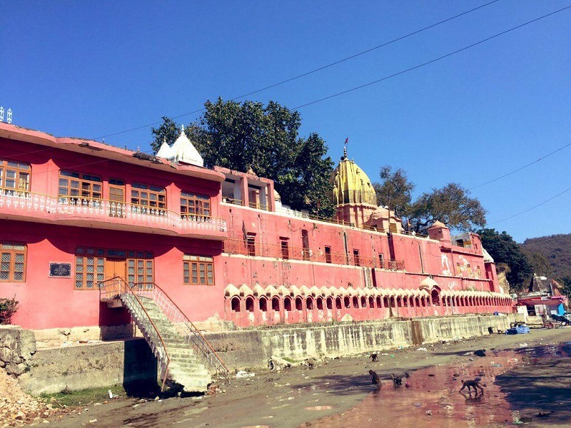 Purmandal Temple Town, a historic pilgrimage site on the Devika River, often called 'Chhota Kashi'.