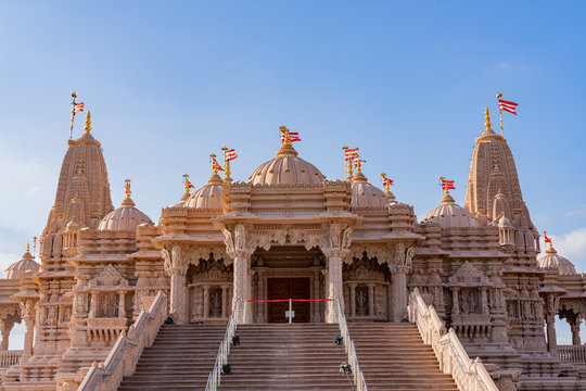 Shri Swaminarayan Temple, a grand marble temple and spiritual place to visit in Rajkot.